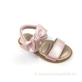 Chaussures d&#39;enfants Bowknot Baby Girl Shoes Sandales